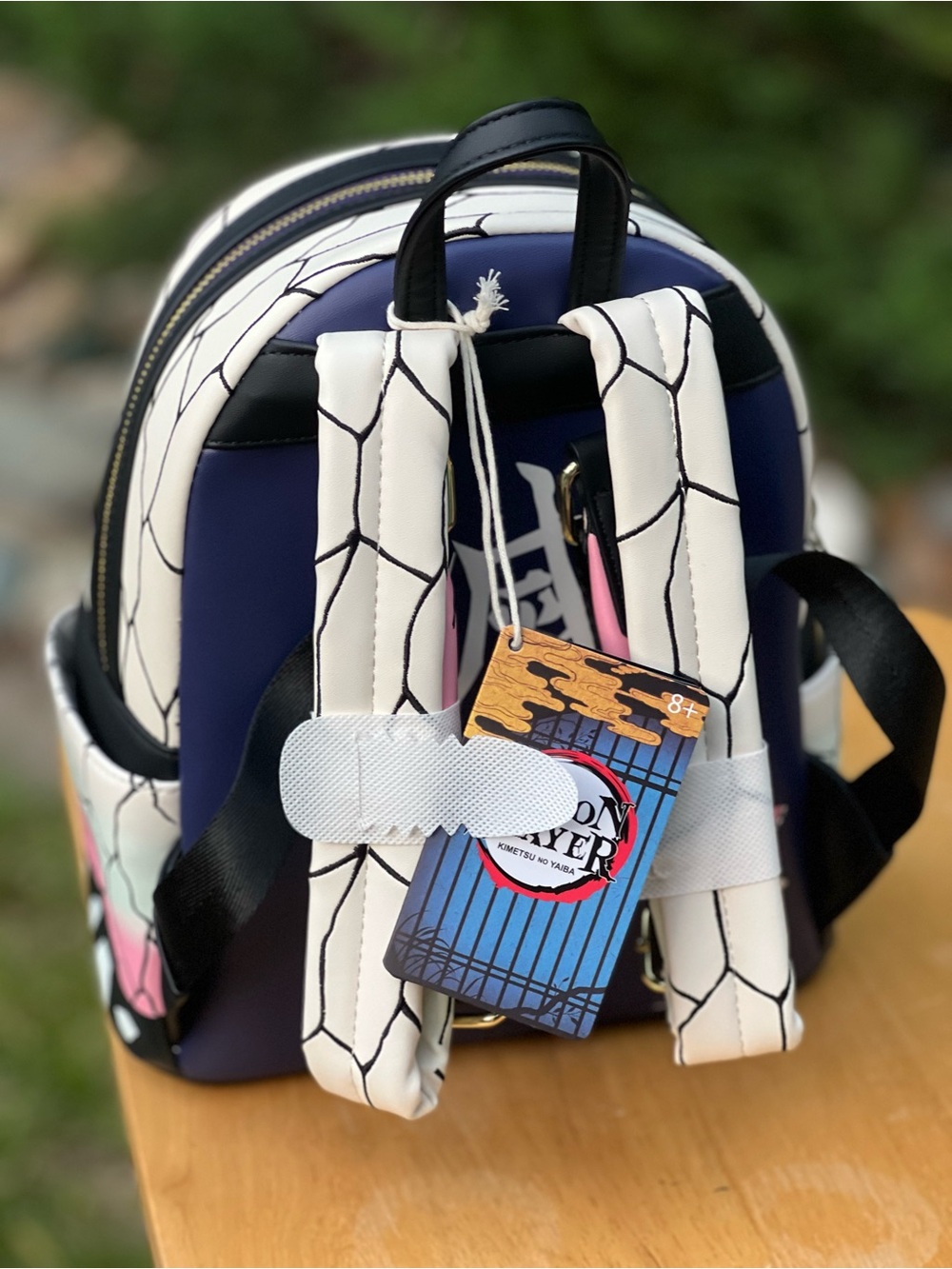 Loungefly Exclusive Demon Slayer Shinobu Kocho Cosplay Mini Backpack NWT - Picture 3 of 8